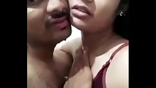 Desi Indian girlfriend with office-holder