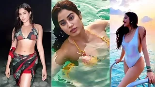 Bollywood star actress janhiv Kapoor letest trending matters crone