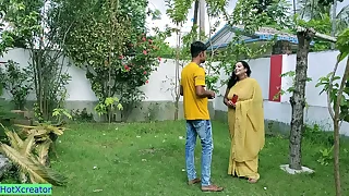 Indian Hot Bhabhi Sex with Unknown Young Boy&excl; Plz Cum Inside